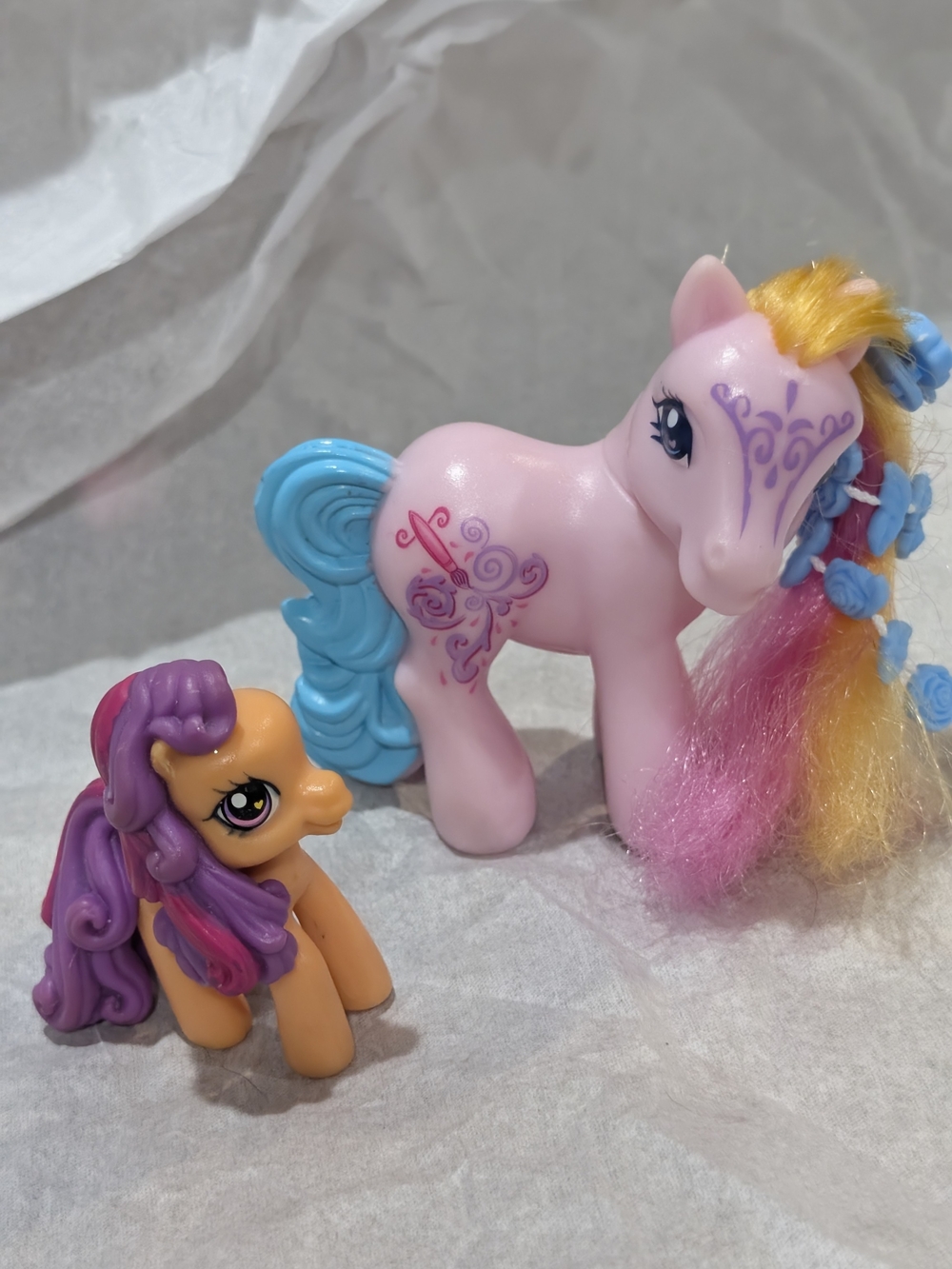 My Little Pony G3 Toola Roola & Mini Scootaloo Lot - Core 7 Artist Pony Bundle